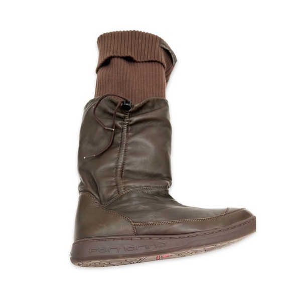 Rare‼️ EUC Fornarina Made in Italy Leather Sock Boots - Picture 3 of 10